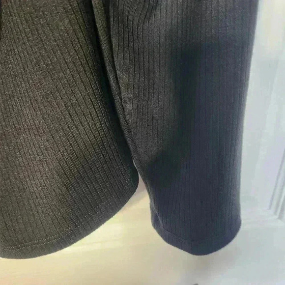 Penningtons Addition Elle Black Sweetheart Long Sleeve Knit Stop Size 1x - Picture 7 of 8